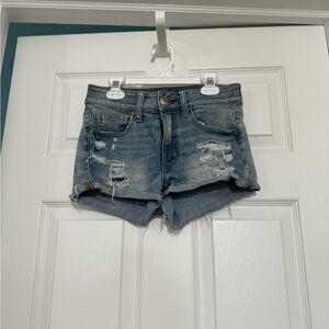 American Eagle ripped jean shorts. Perfect for summer!